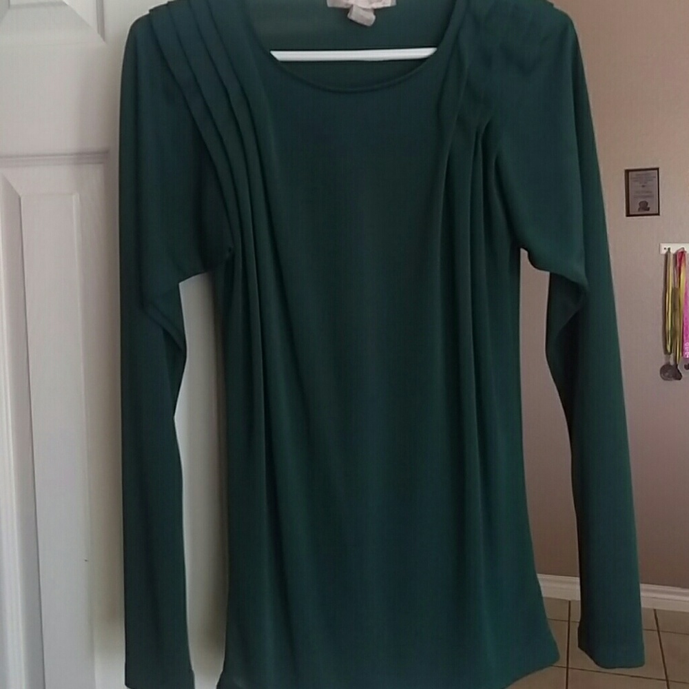 Green blouse